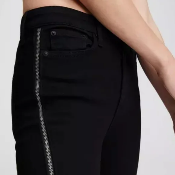 Rag & bone Jeans Nina High Rise Skinny Zip Side - Picture 5 of 10
